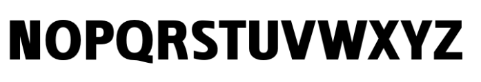 Character Sans Bold Font UPPERCASE