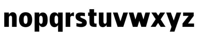 Character Sans Bold Font LOWERCASE