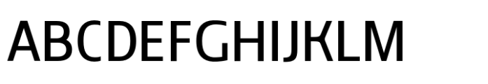 Character Sans Regular Font UPPERCASE