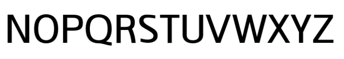 Character Sans Regular Font UPPERCASE
