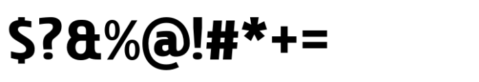 Character Sans Semi Bold Font OTHER CHARS