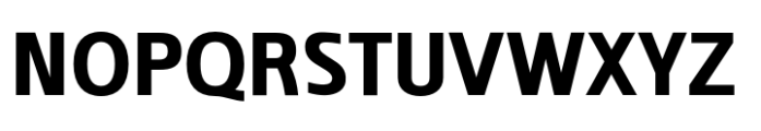 Character Sans Semi Bold Font UPPERCASE