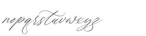 Charbeli Polished Italic Font LOWERCASE