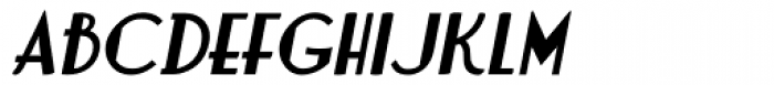 Charbonne Bold Oblique Font LOWERCASE