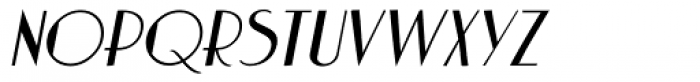 Charbonne Oblique Font LOWERCASE