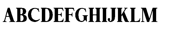 Charem Editorial Black Font UPPERCASE