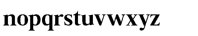 Charem Editorial Bold Font LOWERCASE