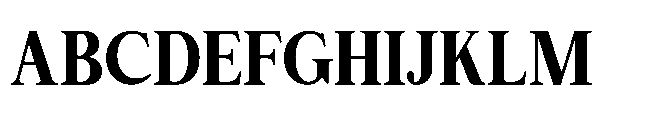 Charem Editorial Extra Bold Font UPPERCASE