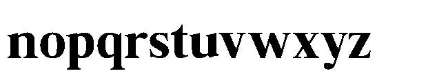 Charem Editorial Extra Bold Font LOWERCASE