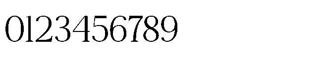 Charem Editorial Extra Light Font OTHER CHARS