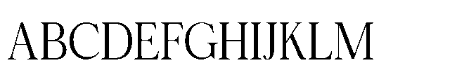 Charem Editorial Extra Light Font UPPERCASE