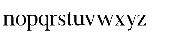Charem Editorial Light Font LOWERCASE