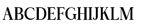 Charem Editorial Medium Font UPPERCASE