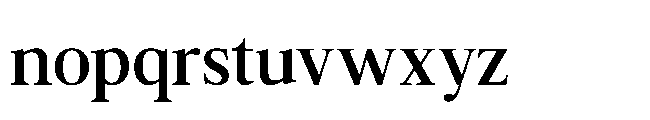 Charem Editorial Medium Font LOWERCASE