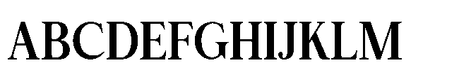 Charem Editorial Semi Bold Font UPPERCASE