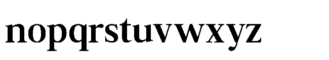 Charem Editorial Semi Bold Font LOWERCASE