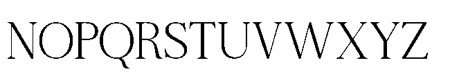 Charem Editorial Thin Font UPPERCASE