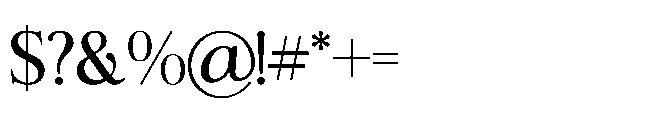 Charem Variable Font OTHER CHARS