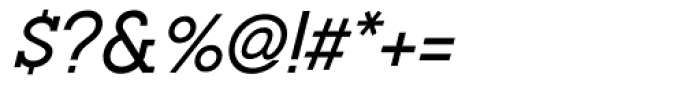 Charifa Serif Regular Oblique Font OTHER CHARS