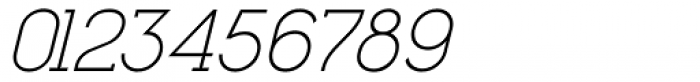 Charifa Serif Thin Oblique Font OTHER CHARS