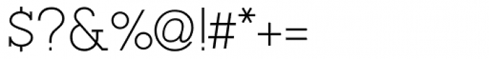 Charifa Serif Thin Font OTHER CHARS