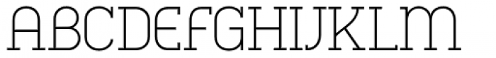 Charifa Serif Thin Font UPPERCASE