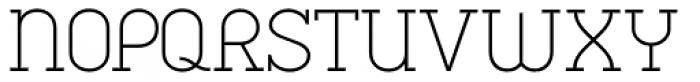Charifa Serif Thin Font UPPERCASE