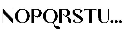 Charine Font LOWERCASE