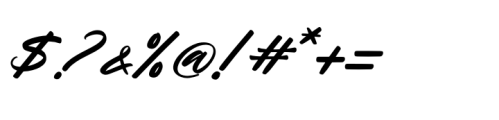 Charity Thomas Italic Font OTHER CHARS