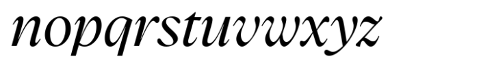 Charlea Italic Font LOWERCASE