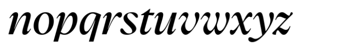 Charlea Medium Italic Font LOWERCASE