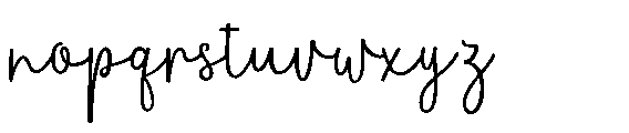 Charlen Font LOWERCASE