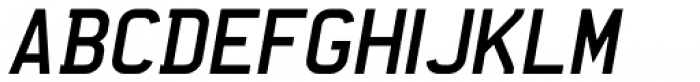 Charles Wright Medium Oblique Font UPPERCASE