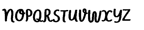 Charliney Noodle Bold Font UPPERCASE
