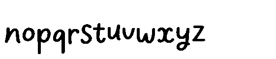 Charliney Pudding Font LOWERCASE