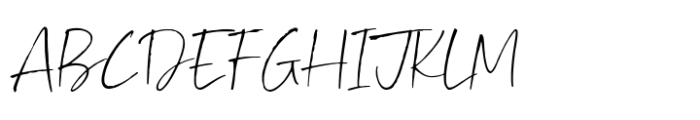 Charlotte Signature Font UPPERCASE