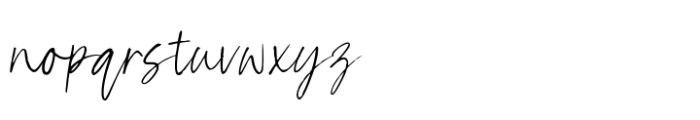 Charlotte Signature Font LOWERCASE