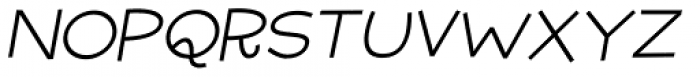 Charly Regular Italic Font UPPERCASE