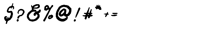 Charming Letters Font OTHER CHARS