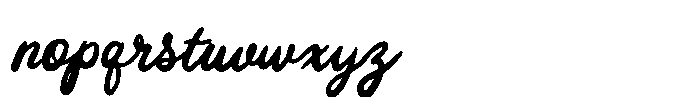 Charming Letters Font LOWERCASE