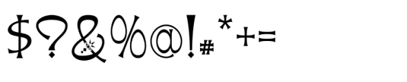 Charming Ornate Regular Font OTHER CHARS
