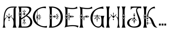 Charming Ornate Regular Font UPPERCASE