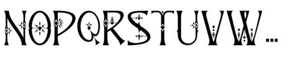 Charming Ornate Regular Font UPPERCASE