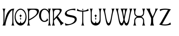 Charming Ornate Regular Font LOWERCASE