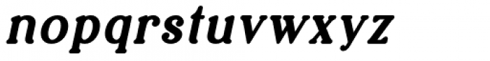 Charmini Extra Bold Italic Font LOWERCASE