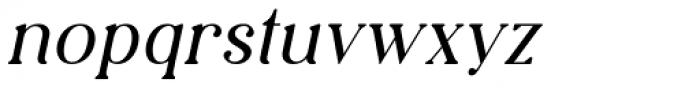 Charmini Light Italic Font LOWERCASE