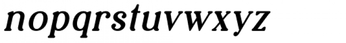 Charmini Medium Italic Font LOWERCASE