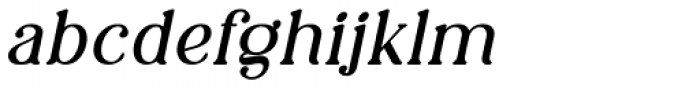 Charmini Semi Light Italic Font LOWERCASE