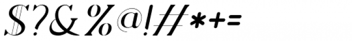 Charmini Thin Italic Alt Font OTHER CHARS
