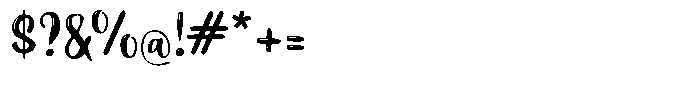 Charmino Font OTHER CHARS